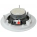 Ceiling speaker round white, 35W max.