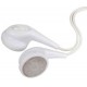 White jelly cuffie auricolari EJ9W