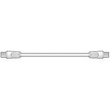 Coaxial lead plug to socket 2.0m