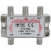 4-way satellite F splitter