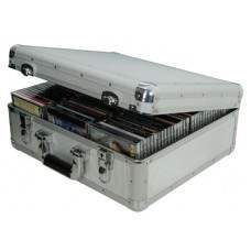 Aluminium CD flight case, 96 CDs