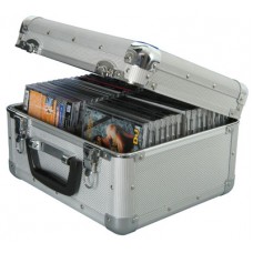 Aluminium CD flight case, 40 CDs.