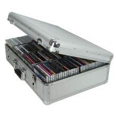 Aluminium CD flight case, 120 CDs.