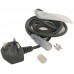 Rope light power cable with plastic sleeve and end cap 