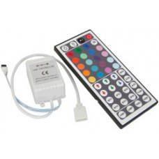 RGB Tape controller with 44 key multi function IR remote