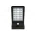 lyyt Lampada luce di sicurezza LED ad energia solare con sensore di movimento Nera