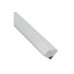 Aluminium LED tape profile 1m - 90 deg arc