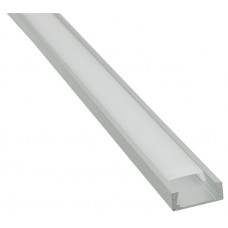 Aluminium Nastro Led profile 1m - shallow section