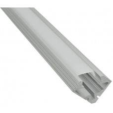 Aluminium Nastro Led profile 1m - angle 45Â°