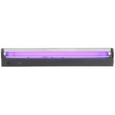 Lampada UV Luce Nera Ultravioletta con plafoniera, T8, 600mm, 20W
