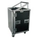 16U 19 rack case with wheels