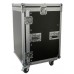 16U 19 rack case with wheels