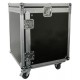 12U 19 rack case with wheels