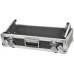 Tilting 4U rack case for mixer/media player