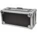 Tilting 4U rack case for mixer/media player