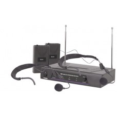 VHF dual neckband wireless system - 174.1 + 175.0MHz