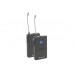Kit microfonico wireless ad archetto Dual Multi UHF frequenza selezionabile
