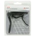 Spring guitar capo - black