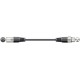 DMX lighting lead, 3-pin XLR plug to 3-pin XLR socket - 3.0m