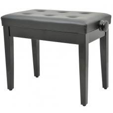 Piano bench - black