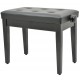 Piano bench - black