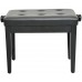 Piano bench - black