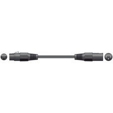 Classic XLR M-F 0.5m Black