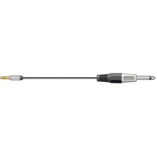 Classic Stereo minijack to mono 6.3mm jack lead - 1.5m