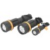 3 Straw hat LED Rubber Torch 2 x AA