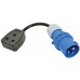 13A trailing mains socket adaptor - UK