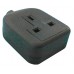 1 gang rubber socket, black