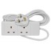 MSC10 2 gang 13A extension lead - 2.0m