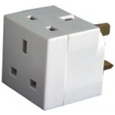 2-Way UK Mains Adaptor