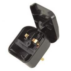 European converter plug - black