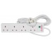 Mercury Home Essentials - UK 4 Gang Extension Lead with Surge Protection 2.0m