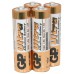 Alkaline batteries, AA, 1.5V, packed 4 /blister