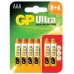AAA GP Ultra Alkaline (8+4)