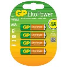 Eco Power Rechargeable 650mAh AAA 4pcs Batteries