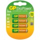Eco Power Rechargeable 650mAh AAA 4pcs Batteries