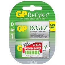 ReCyko+ NiMH Rechargeable Batteries, 2600mAh, 2 X D per Blister