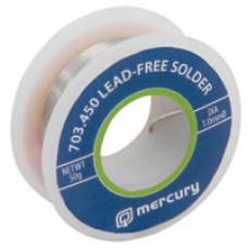 Lead-free solder, 1.0mm Ø, 50g, 7.5m reel