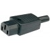 3-pin IEC socket