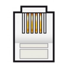 BUS27 modular plugs RJ11 (6P4C) - bulk