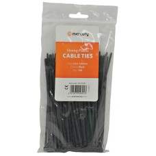 CTB361400 cable ties 3.6 x 140mm, black - bag of 100