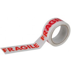 Carton Sealing Tape, Fragile, 48mm x 66m, 25 microns