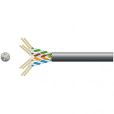 Economy Outdoor U/UTP Network Cable 305m black