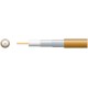 Eco RG6 Foamed PE Coaxial Cable with Aluminum Braid - 100m Brown