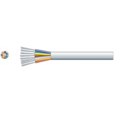 8 Core Alarm Cable TCCA Conductor White 100m