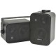 100v line speakers 30W black - pair